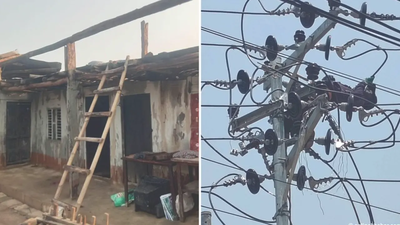 हावाहुरीले उडायो घरको छानो, करेन्टले लियो उपेशको प्राण