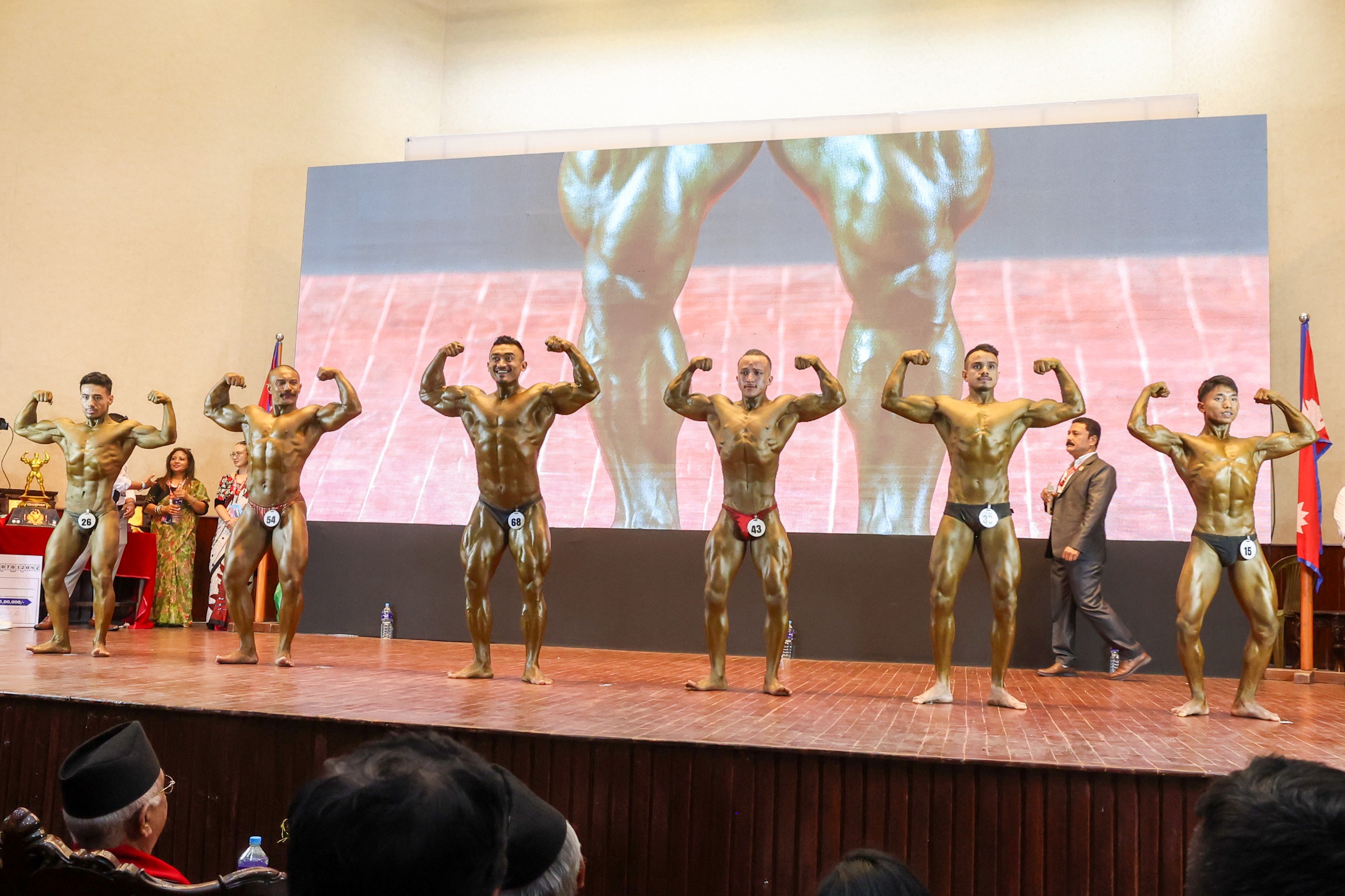 Municipality level body building competition 