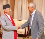 बालुवाटारमा ओली र देउवासहितका नेताहरू छलफलमा