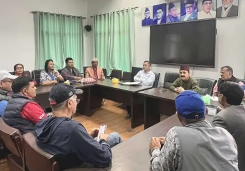 शिक्षकका माग सम्बोधनका लागि गगन र विश्व सक्रिय, आन्दोलनका अगुवासँग छलफल