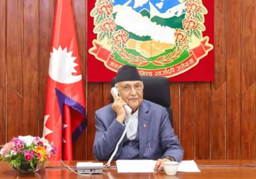 प्रधानमन्त्री मोदीसँग ओलीले गरे टेलिफोन संवाद