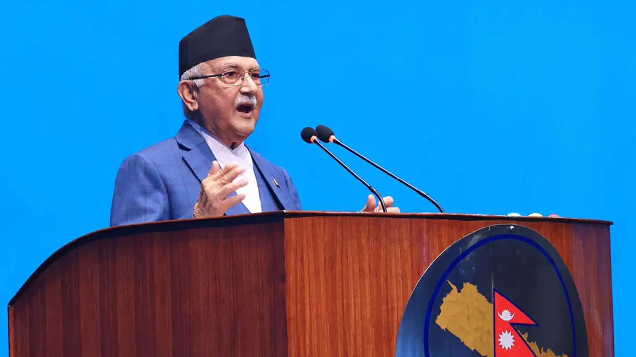 प्रधानमन्त्रीले प्रतिनिधिसभाको बैठक सम्बोधन गर्दै