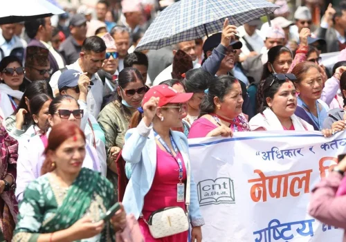 माग पूरा नगरे राजीनामा दिन तयार : शिक्षक आन्दोलन