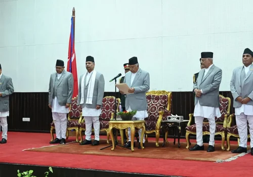 शिक्षामन्त्री पन्तले लिए शपथ