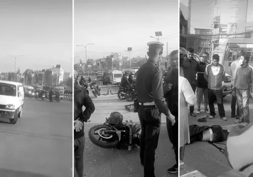 तीनकुनेमा बसले भ्यान र मोटरसाइकललाई ठक्कर दिंदा १ जनाको मृत्यु, ३ जना घाइते