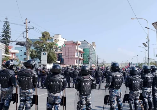 प्रदर्शनमा ६ हजार सुरक्षाकर्मी खटिए, एमाले र राजावादीको भेट हुन नदिने