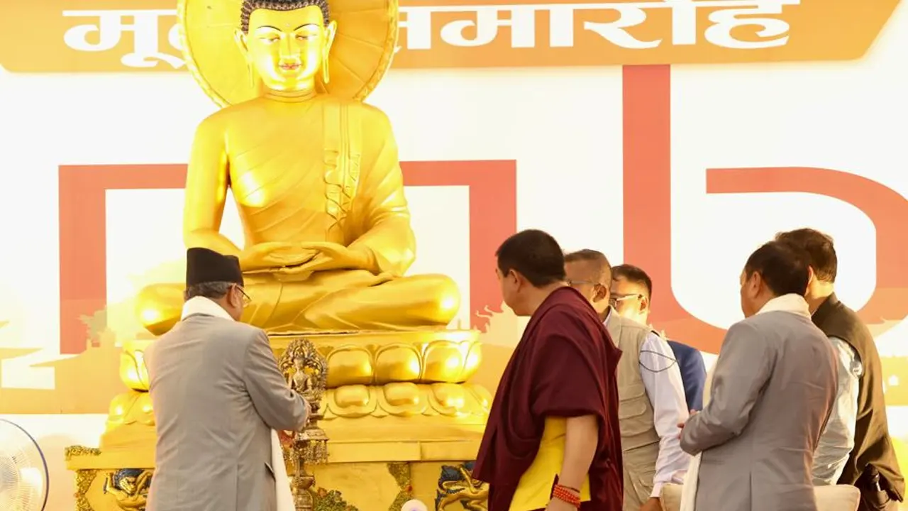 बुद्ध जयन्ती समारोह लुम्बिनीमा सुरु, प्रधानमन्त्रीद्वारा उद्घाटन