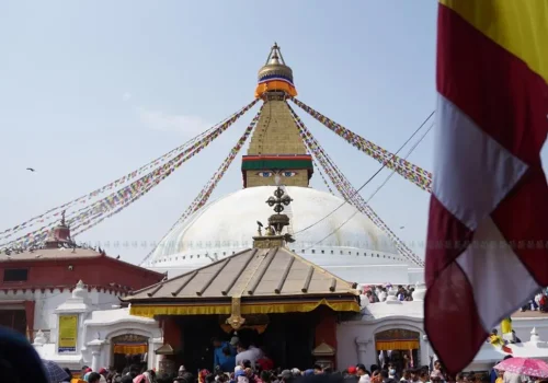 बुद्ध जयन्तीका दिन बौद्धमा बौद्धमार्गीहरूको भिड
