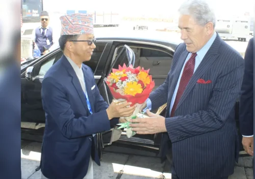 न्युजिल्यान्डका उपप्रधानमन्त्री काठमाडौँमा,