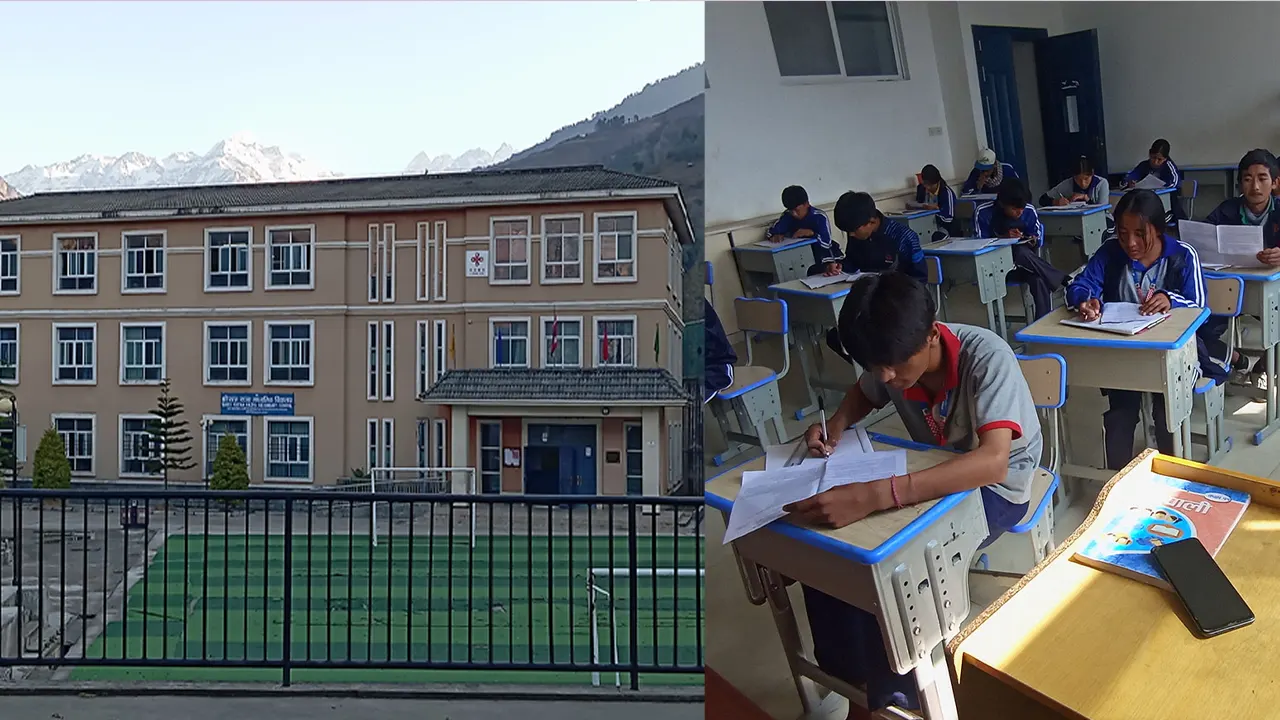 जुगल हिमालको काखकाे  विद्यालयमा  उत्कृष्ट शिक्षा