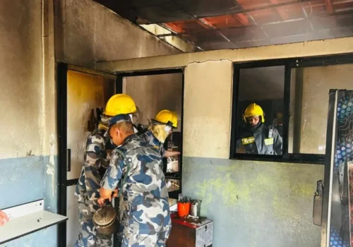 सिग्मा कलेजकाे क्यान्टिनमा आगलागी