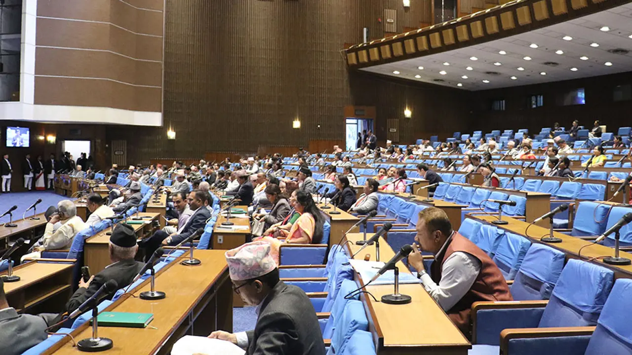 प्रतिनिधिसभा बैठक मङ्गलबारसम्मको लागि स्थगित