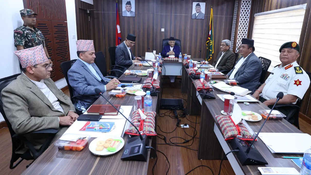 सुरक्षा परिषद्को बैठक सिंहदरबारमा जारी