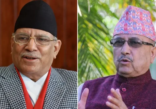 प्रचण्ड र पूर्णबहादुरबीच छलफल जारी