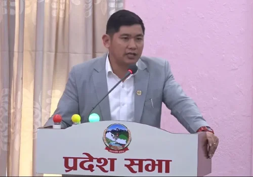 गण्डकीका सांसदले रोष्ट्रमबाटै च्याते बजेट पुस्तिका