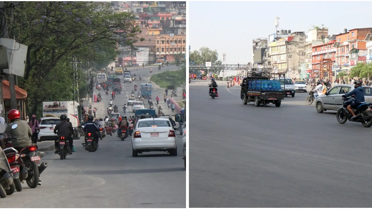 काठमाडौँमा अनिश्चितकालीन यातायात बन्द