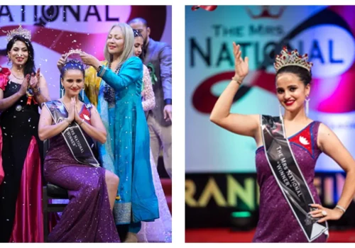 बिबाहित महिलाहरुबीच राजधानीमा सम्पन्न रोचक सौन्दर्य प्रतियोगितामा लक्ष्मी देवीले द मिसेस नेशनल ग्रयाण्डको ताज चुमेकी छन् ।