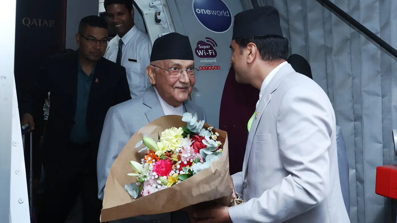 प्रधानमन्त्री ओली मेड्रिटमा