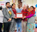 पुर्ण खोप सुनिश्चित भएकोमा पाँच पोखरी थाङपाल गाउँपालिका सम्मानित
