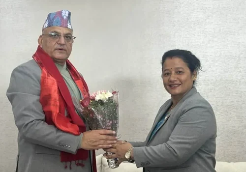 गण्डकीका मुख्यमन्त्री सुरेन्द्रराज पाण्डे चीन प्रस्थान