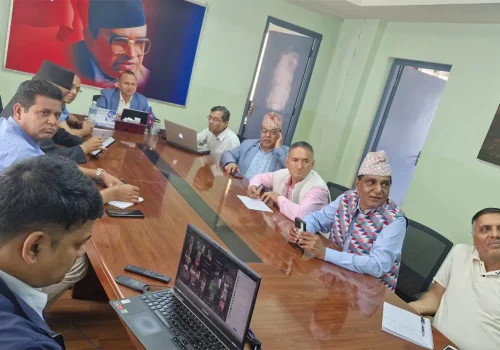राष्ट्रिय महाधिवेशनको मिति तय भएको छैन,नेतृत्वको बहस रोक्नुहोस : महासचिव पोखरेल