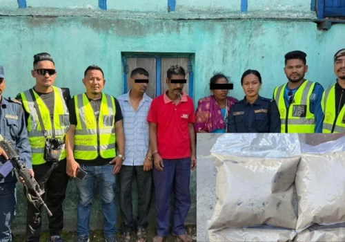 हवाई फायर गरी प्रहरीले नियन्त्रणमा लियो तीन जना लागुऔषध कारोबारी