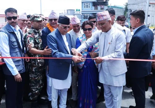 प्रधानमन्त्रीबाट मदनडाँगी–ताराबारी–डिपु सडकको उद्घाटन