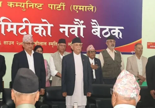एमाले केन्द्रीय कमिटी बैठक च्यासलमा सुरु