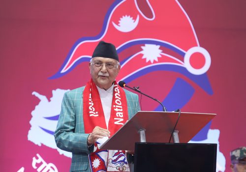 सरकार बनेपछि अधुरा विकास योजनाहरू सम्पन्न गर्ने कार्यलाई प्राथमिकता दिएको स्पष्ट : केपी शर्मा ओल