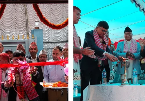 नेपाल टिपर तथा ट्रक व्यवसायी महासंघ नेपालको भवन भौतिक पूर्वाधार तथा यातायात मन्त्रीबाट उद्धघाटन