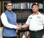 भारतीय विदेशसचिवले जंगीअड्डा पुगेर प्रधानसेनापति भेटे