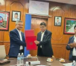 भौतिक पूर्वाधार तथा यातायात मन्त्री दाहाल र सचिव शर्मा विच कार्यसम्पादन सम्झौता