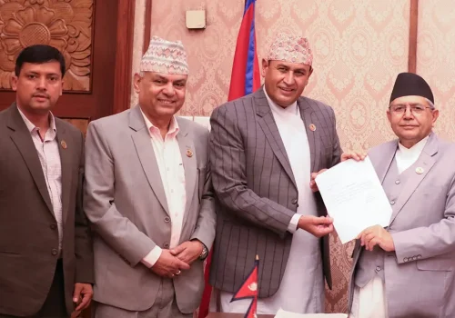 रामहरि खतिवडाले सभामुखलाई बुझाए राजीनामा