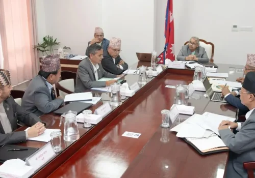 सिंहदरबारमा मन्त्रिपरिषद् बैठक