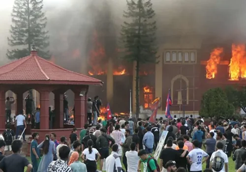 राष्ट्रपति निवास शीतलनिवासमा आगजनी