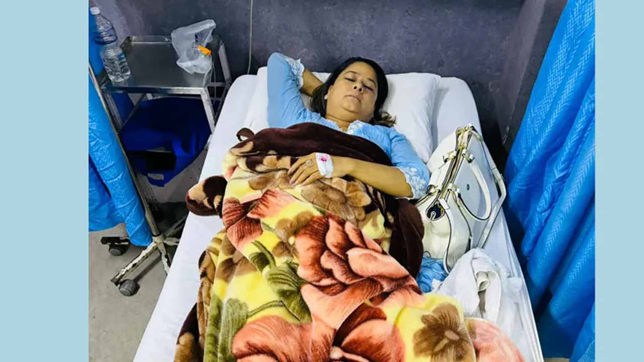 नाउपा अध्यक्ष रञ्जिता श्रेष्ठ अस्पताल भर्ना