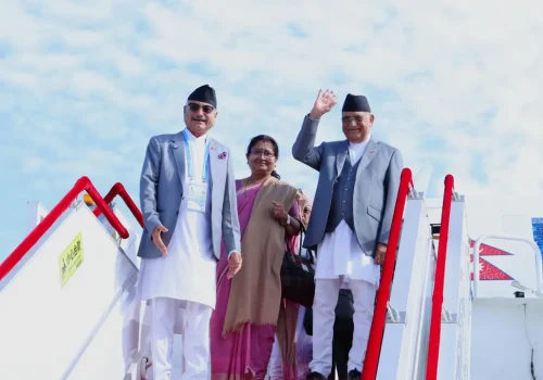चीन भ्रमण सकेर स्वदेश प्रस्थान गरे ओली