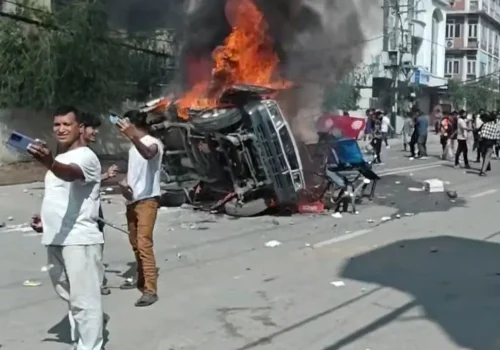 कालिमाटीमा प्रहरीको गोली लागेर दुई जनाको मृत्यु
