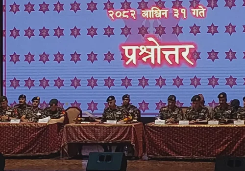 ६२ स्थानमा नेपाली सेनाको सुरक्षा तैनाथी