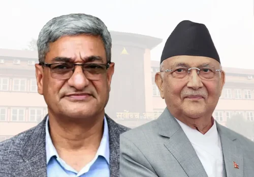 ओली र लेखकलाई तोकिएको स्थानहदविरुद्ध सर्वोच्चले दिएन अन्तरिम आदेश