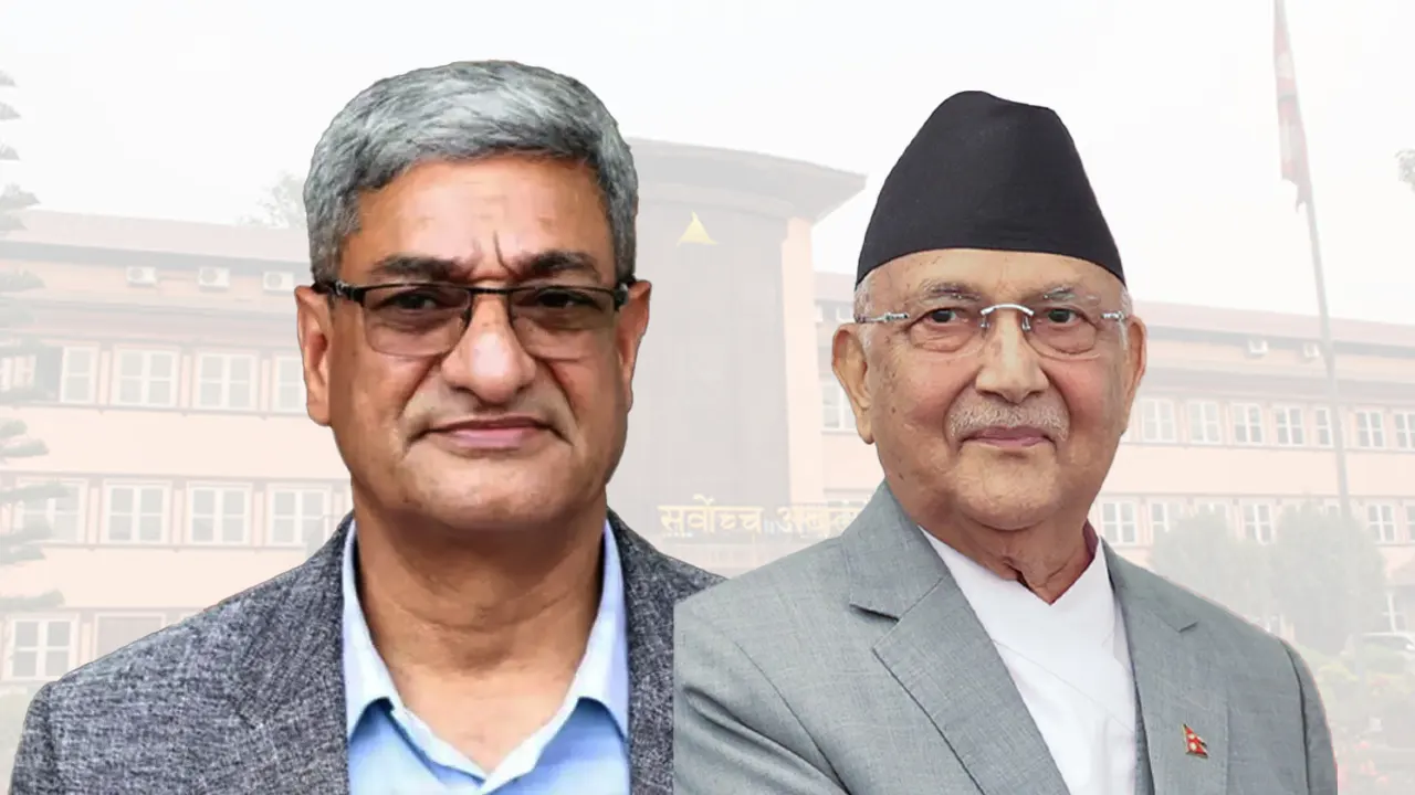 Supreme Court does not issue interim order against Oli and writer's residence restrictions ओली र लेखकलाई तोकिएको स्थानहदविरुद्ध सर्वोच्चले दिएन अन्तरिम आदेश