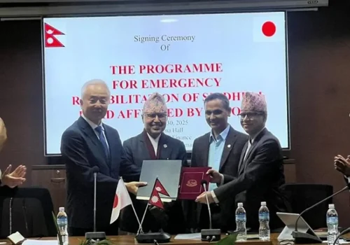 बीपी राजमार्ग पुनर्निर्माण गर्न जापान सरकारले दियो २ अर्ब ६० करोड अनुदान