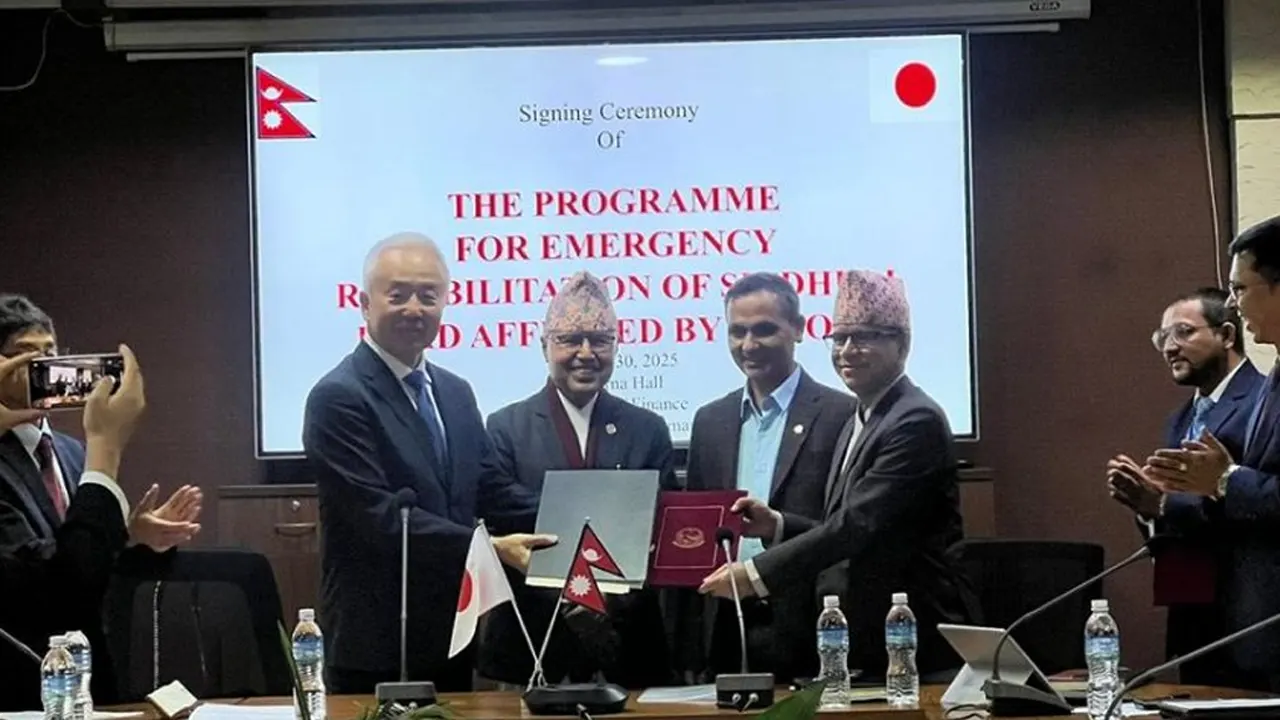 बीपी राजमार्ग पुनर्निर्माण गर्न जापान सरकारले दियो २ अर्ब ६० करोड अनुदान