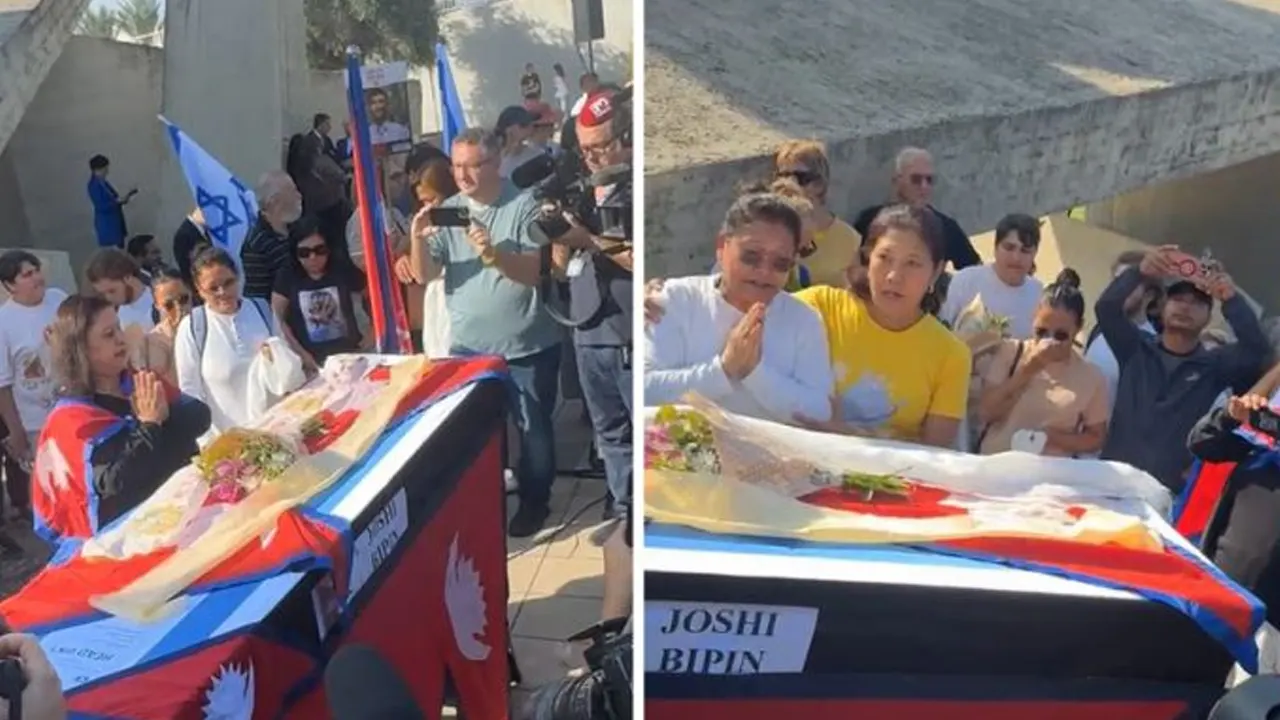विपिनको शव नेपाल ल्याउनुअघि इजरायलमा श्रद्धाञ्जली सभा