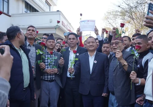 विप्लव नेतृत्वको दलले पायो प्रमाणपत्र, चुनाव चिह्न गुलाब