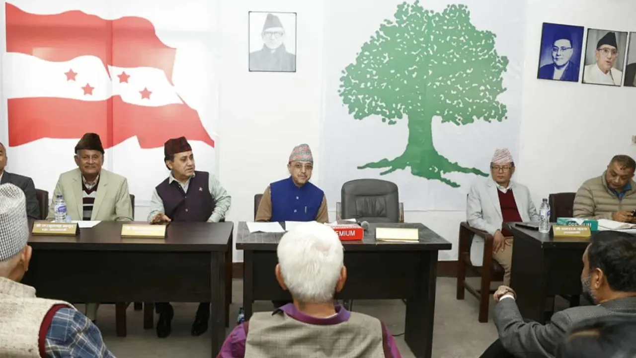 कांग्रेस केन्द्रीय कार्यसमिति बैठक सुरु