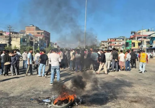 बाराको सिमरामा आजनि जेनजी युवाको प्रदर्शन