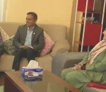 गृहमन्त्री अर्याल र पूर्वराष्ट्रपति भण्डारीबीच भेटवार्ता