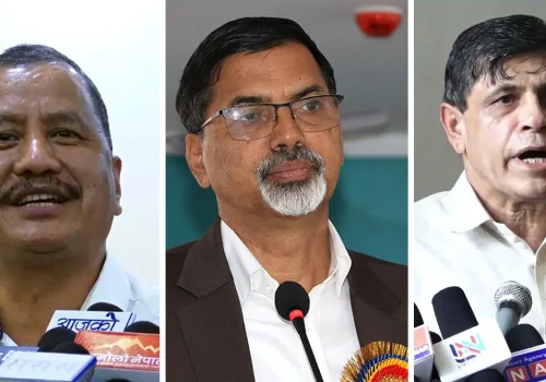 विप्लवनिवास पुगे जनार्दन शर्मा र घनश्याम भूसाल