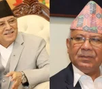 पेरिसडाँडामा छलफलमा प्रचण्ड र माधव नेपाल